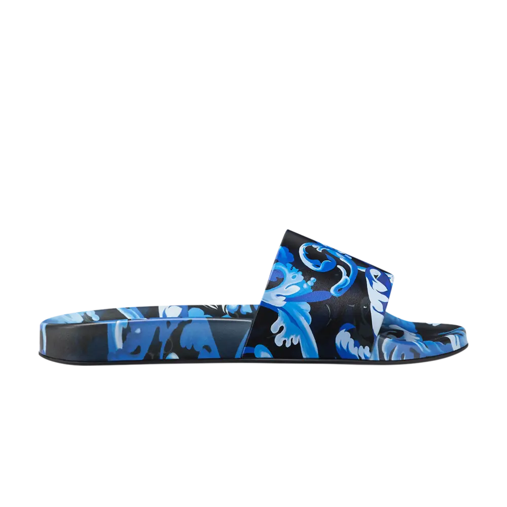 

Шлепанцы Versace Slide, синий