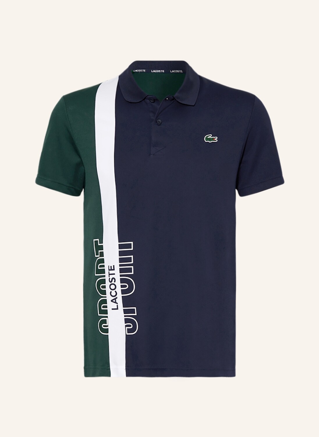 

Рубашка поло LACOSTE Piqué Regular Fit, зеленый