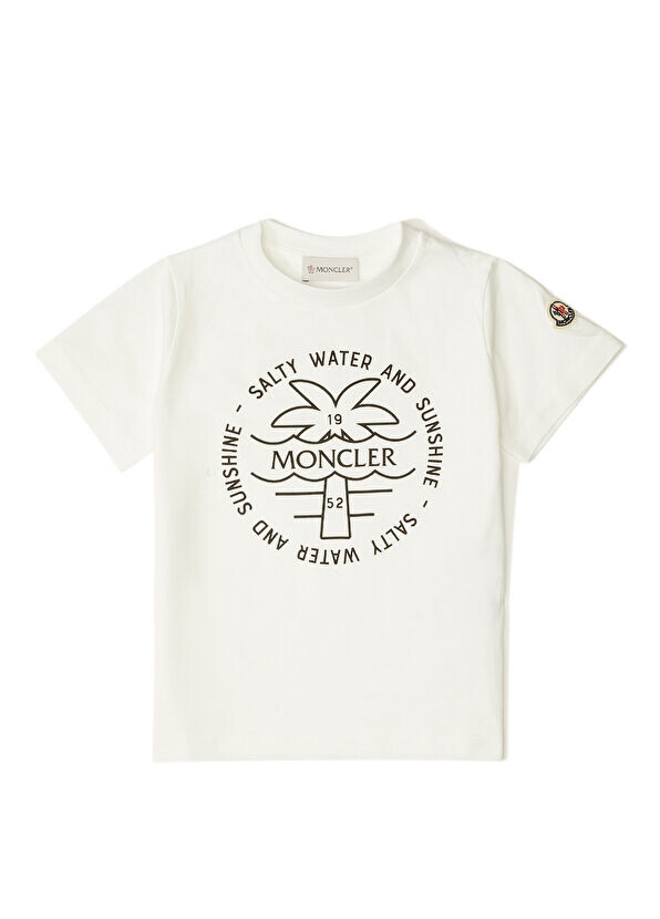 

Футболка для мальчика с логотипом Moncler, белый