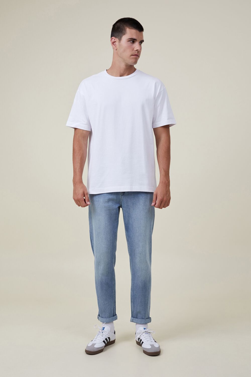 Свободные зауженные джинсы Cotton On джинсы ami tapered fit jean