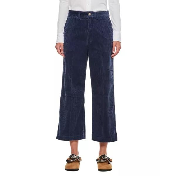 

Брюки wide leg chino cropped pants Polo Ralph Lauren, синий