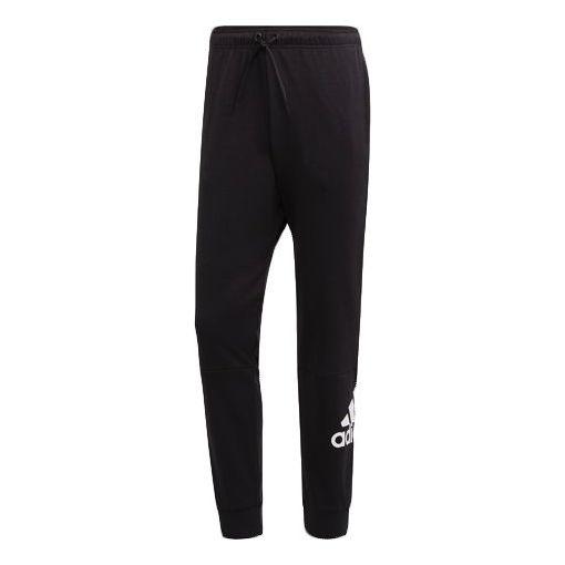 Спортивные штаны adidas MH BOS PNT SJ Knit Athleisure Casual Sports Long Pants Black, черный