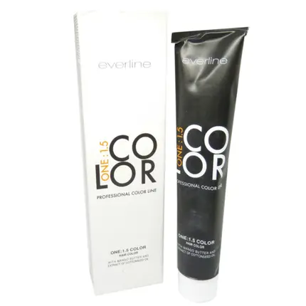 

Everline Color One Крем-краска для волос Стойкое окрашивание 100 мл, Серый