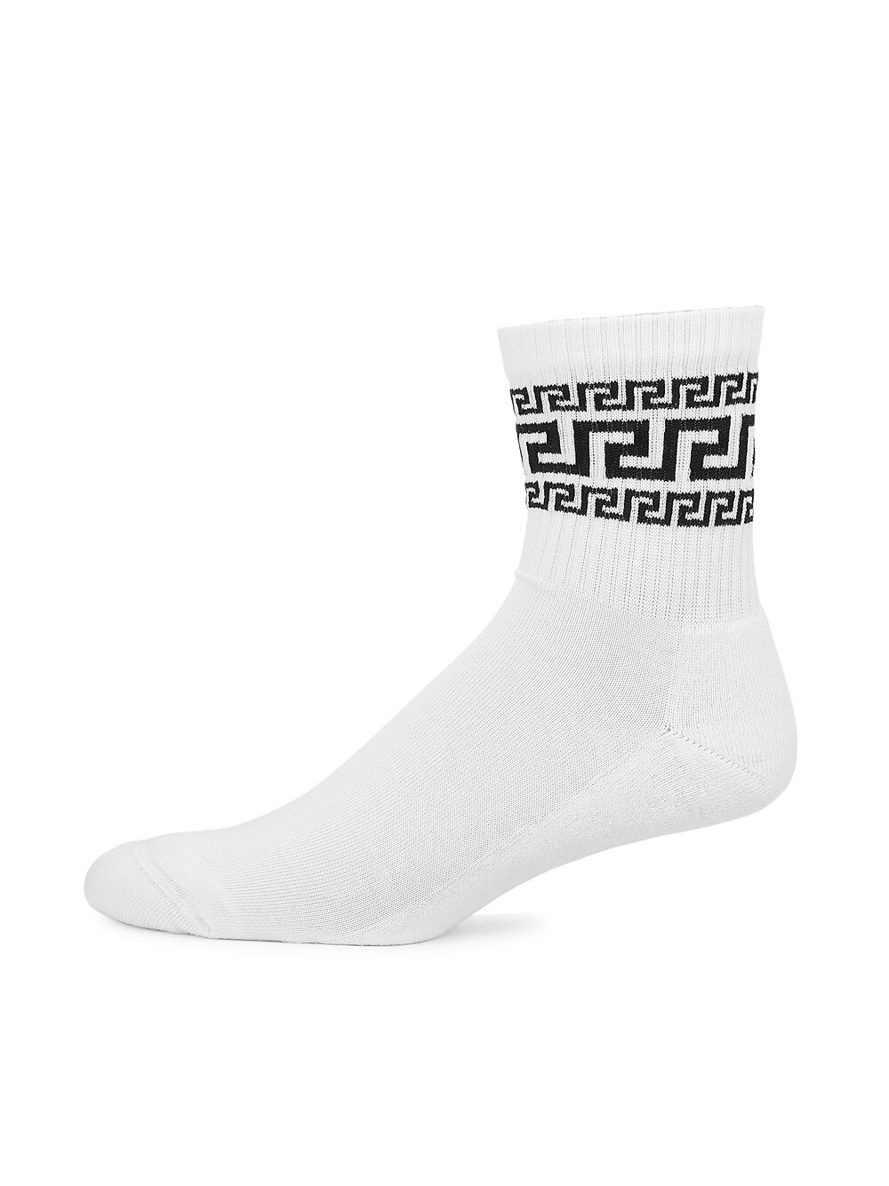 

Носки La Greca из смесового хлопка Versace, белый