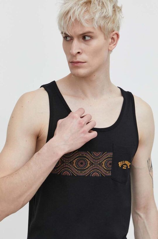 

Хлопковая футболка Billabong, черный