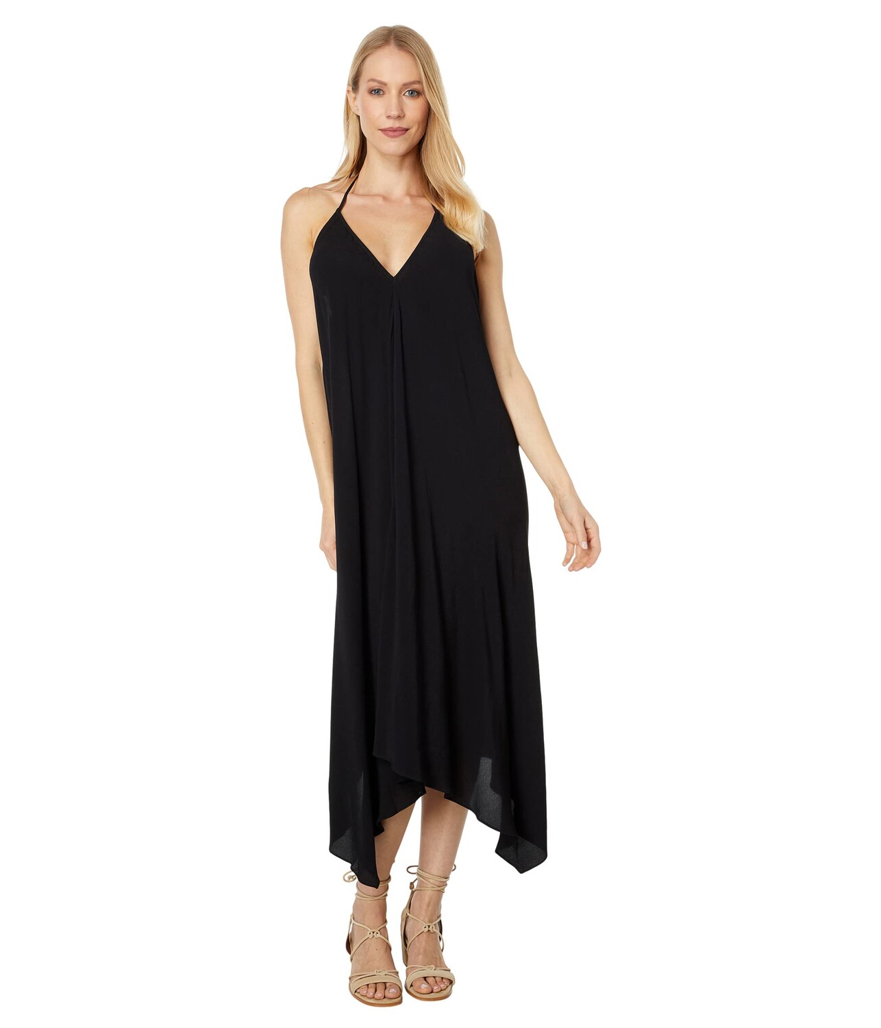 

Платье bobi Los Angeles, Low Back Halter Luxe Crepe Dress