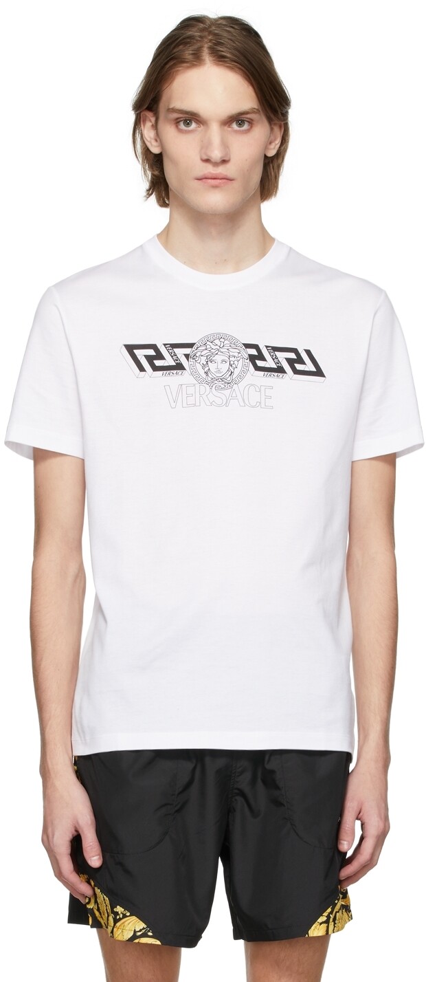 

Белая футболка \La Greca\"" Versace