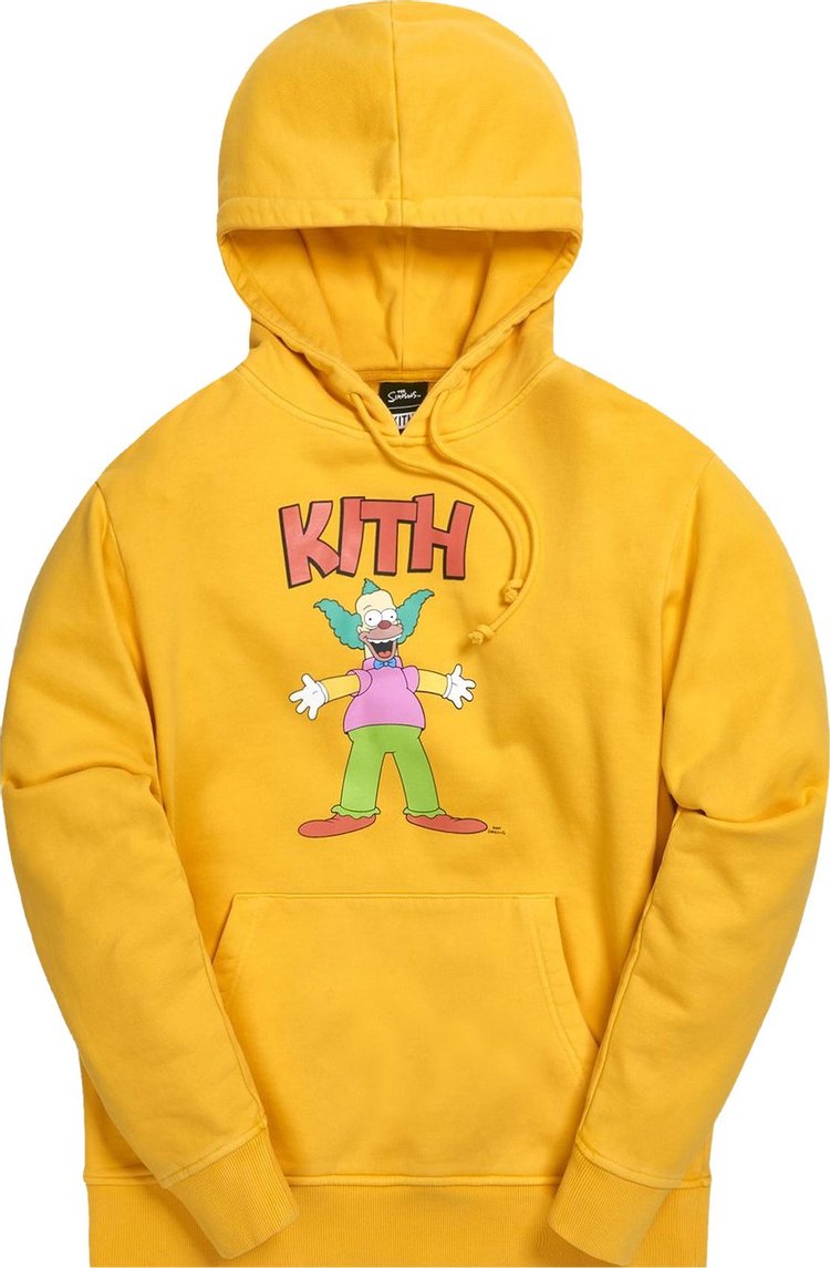 Худи Kith For The Simpsons Krusty Hoodie 'Yellow', желтый