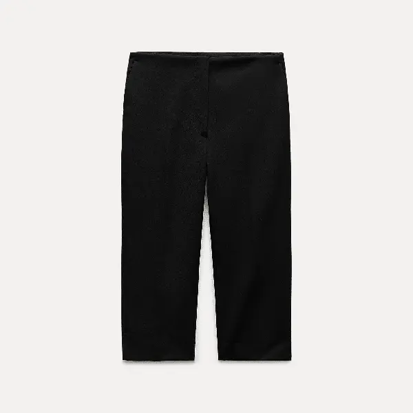 

Брюки Zara Zw Collection Capri, черный