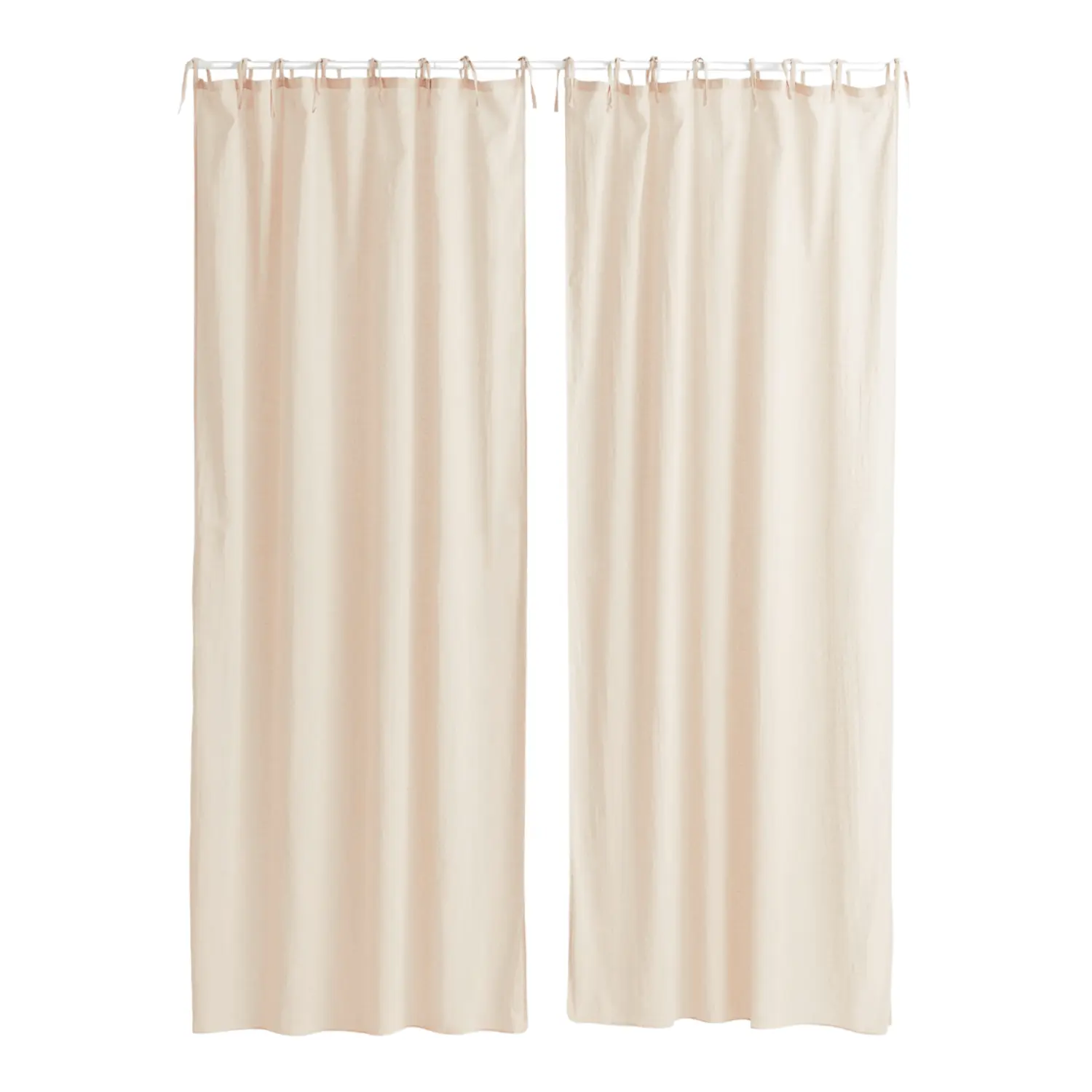 

Шторы H&M Home 2-pack Linen-blend, 2 предмета, светло-бежевый
