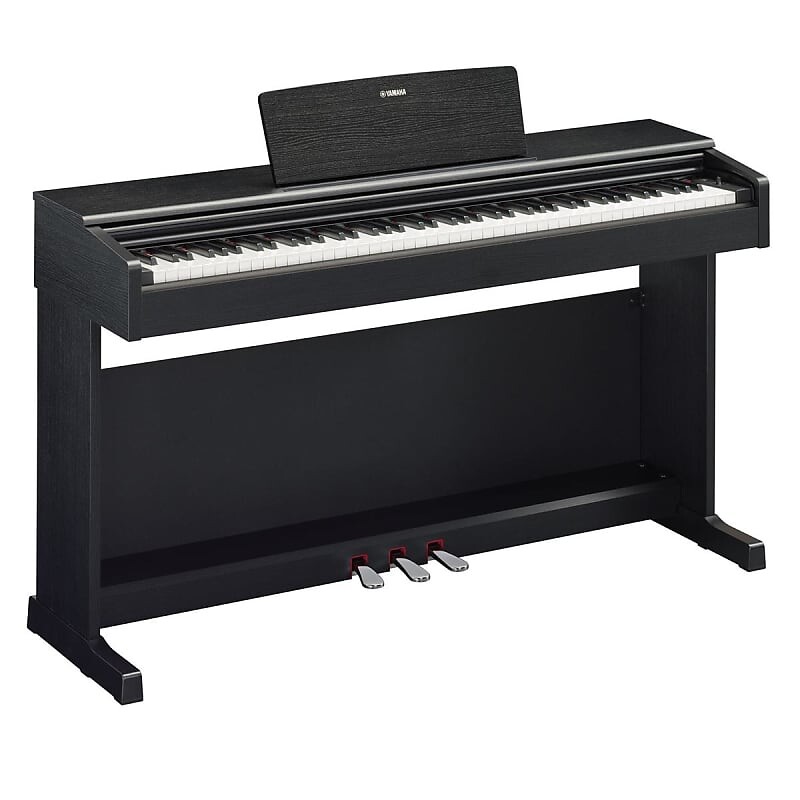 

Yamaha Arius YDP-145 88-клавишное традиционное консольное цифровое пианино со скамьей, черный орех YDP145B