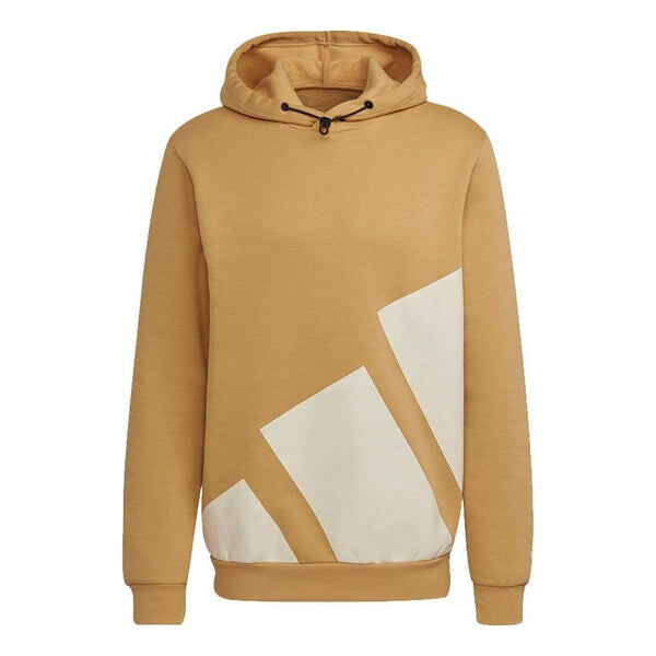 

Толстовка Adidas Logo Hood Contrasting Colors Large Logo Sports Pullover Orange, Оранжевый