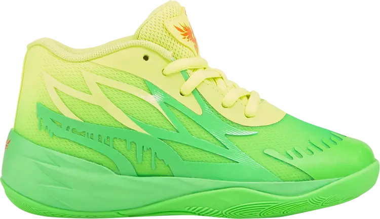 Кроссовки Puma Nickelodeon x MB.02 Little Kid Slime, зеленый