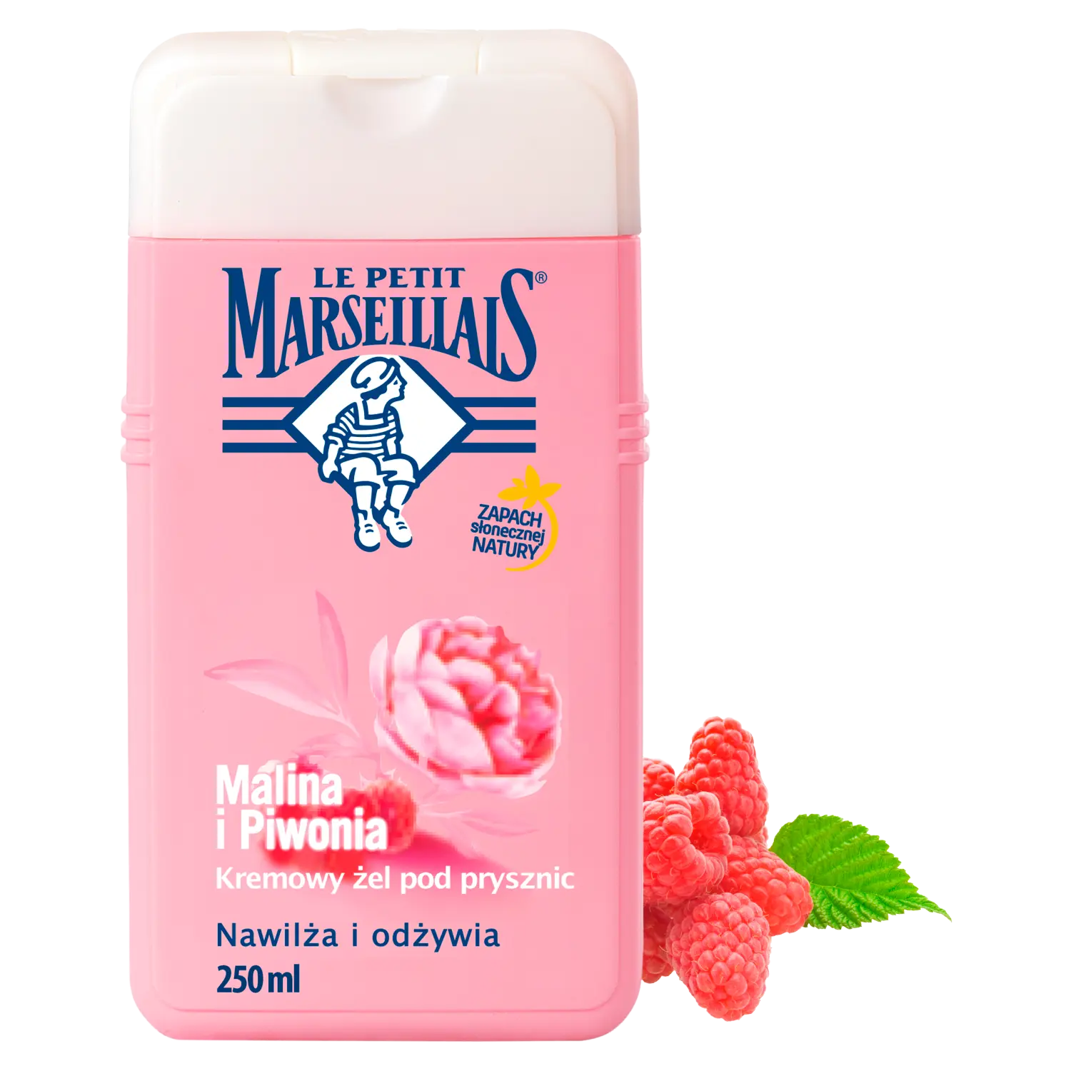 Le Petit Marseillais Raspberry&Peony крем-гель для душа, 250 мл