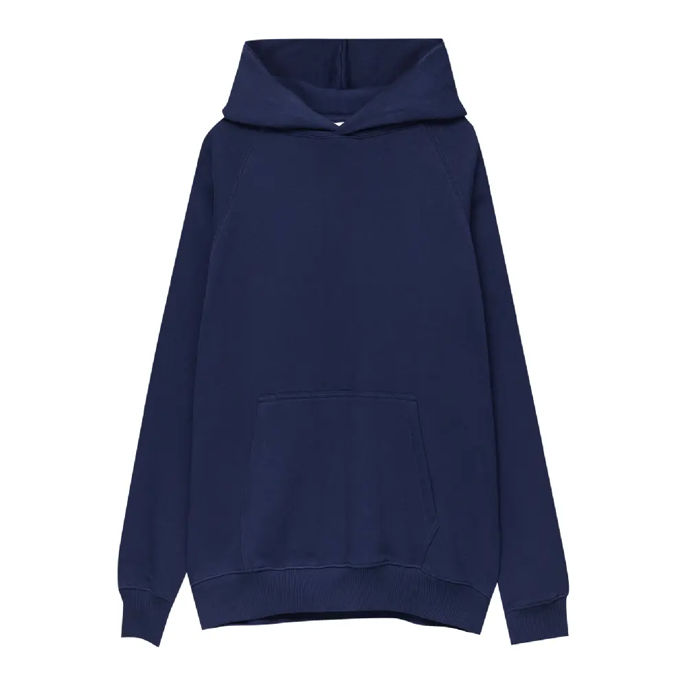 

Толстовка Pull&Bear Basic Oversized, темно-синий
