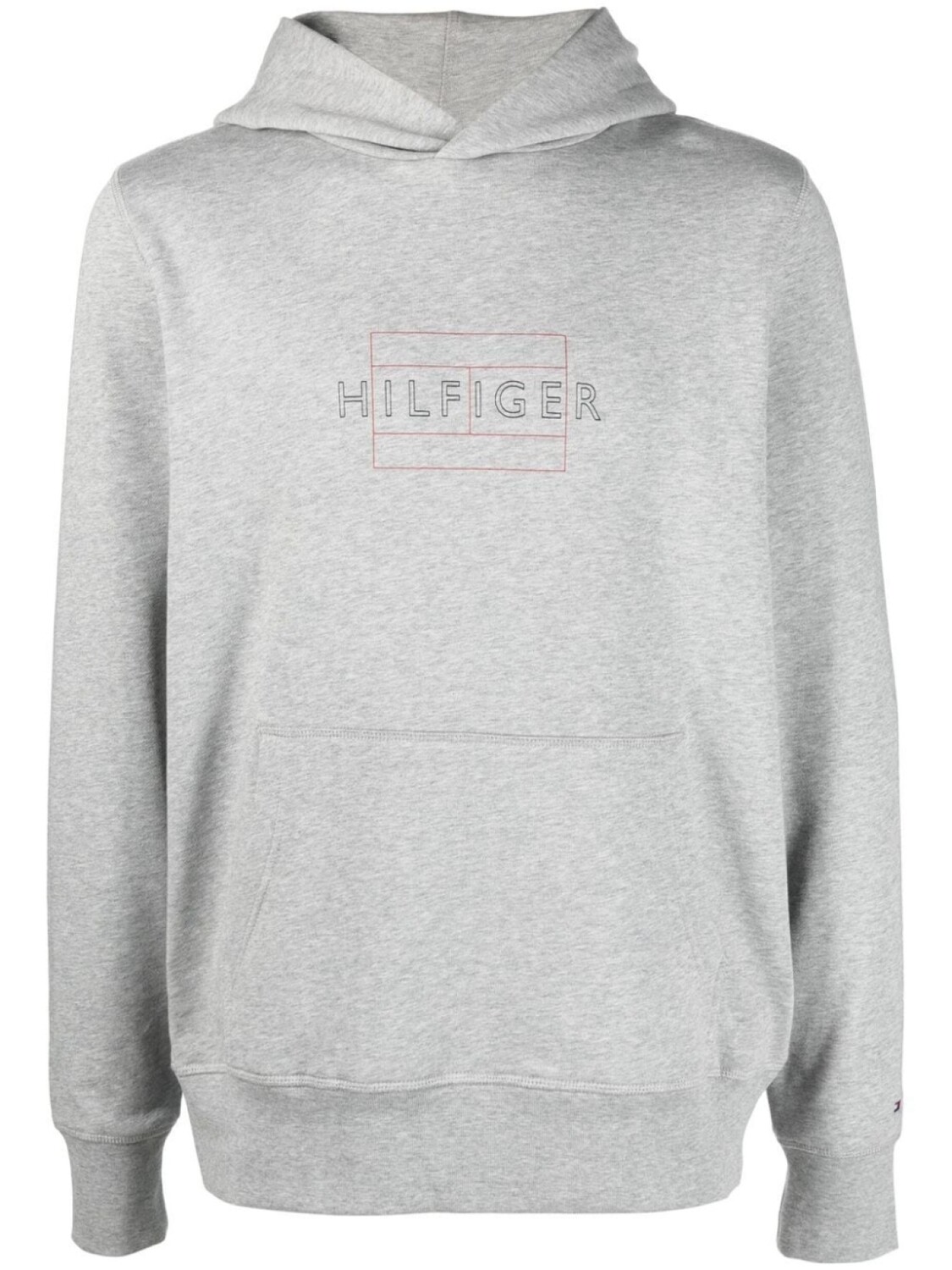

Tommy Hilfiger худи из органического хлопка с логотипом, серый