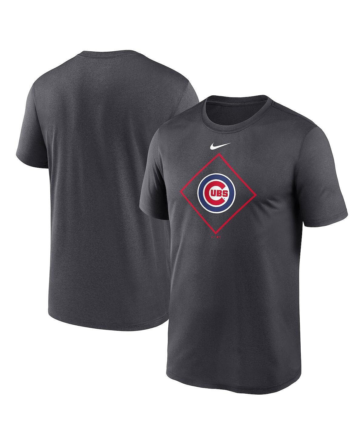 

Мужская футболка chicago cubs legend icon performance антрацитового цвета Nike