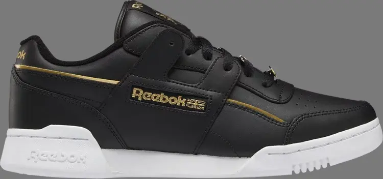 

Кроссовки workout plus 'black matte gold' Reebok, черный