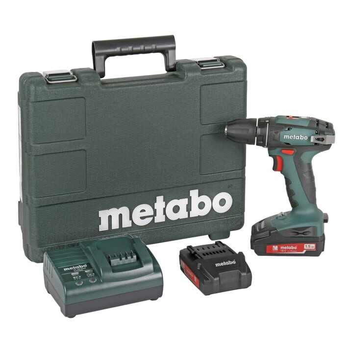 

Аккумуляторная дрель-шуруповерт Metabo BS 18 2 x 1,3 А·ч