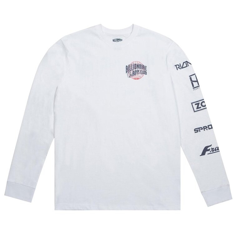 

Лонгслив Billionaire Boys Club World Tour Long-Sleeve Tee 'White', белый