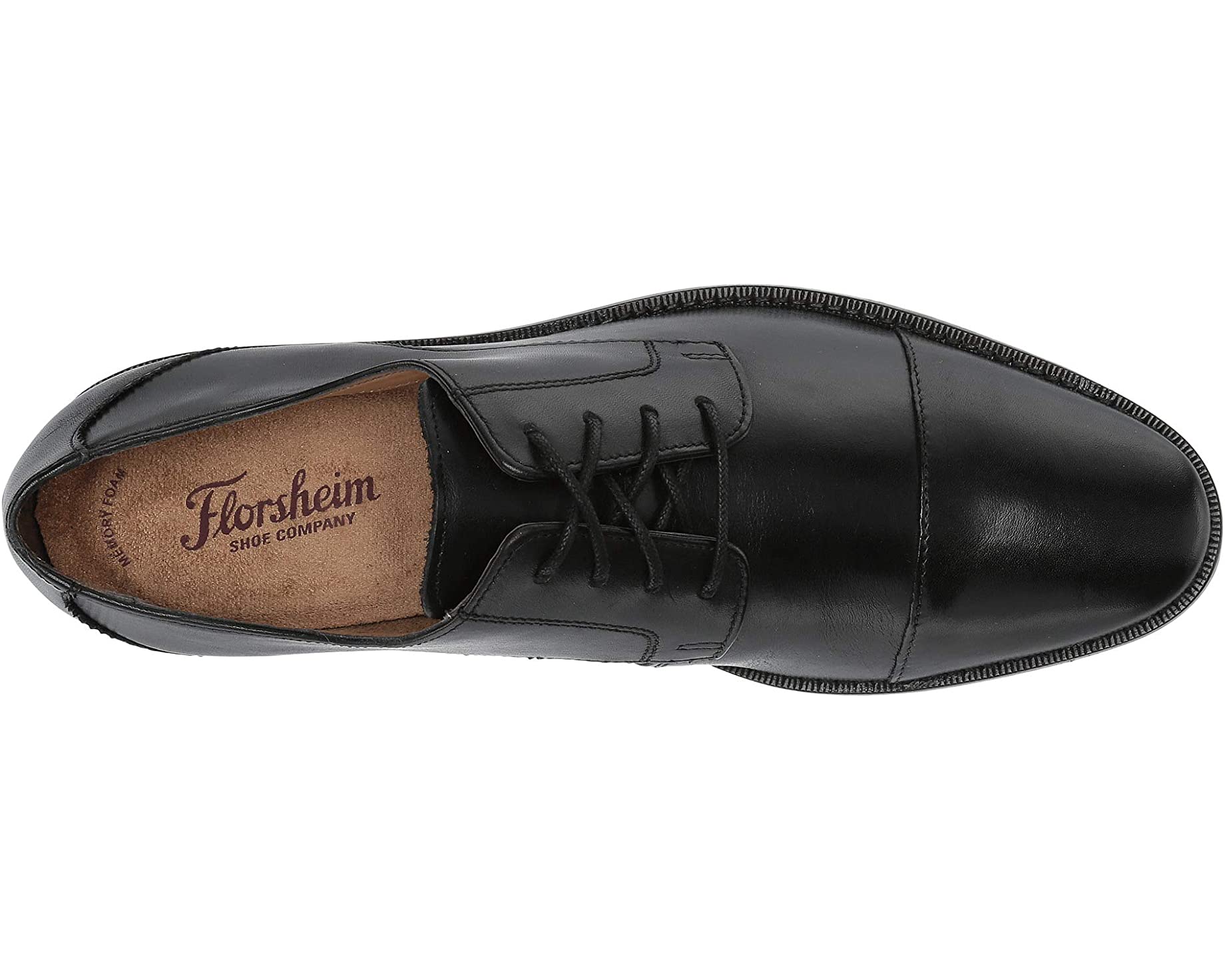 Оксфорды Montinaro Cap Toe Oxford Florsheim, черный - фото