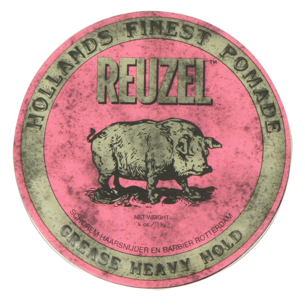цена Reuzel Pink Grease Heavy Hold помада для волос экстрасильной фиксации, 113 г