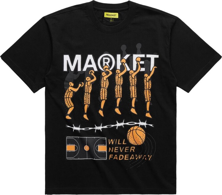 

Футболка Market Jump Shot Tee 'Black', черный