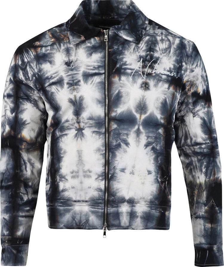 Куртка Nahmias Padded Zip Jacket 'Blue Tye Dye', синий - фото