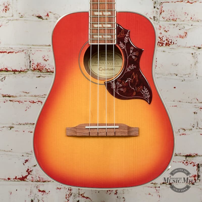 

Epiphone Hummingbird Акустическая/электрическая тенор-укулеле Epiphone Hummingbird /Electric Tenor Ukulele x1007