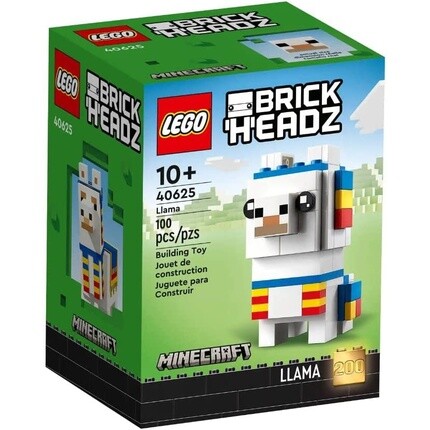 

Фигурка-конструктор Lego 40625 BrickHeadz Minecraft Llama Build, 80 деталей