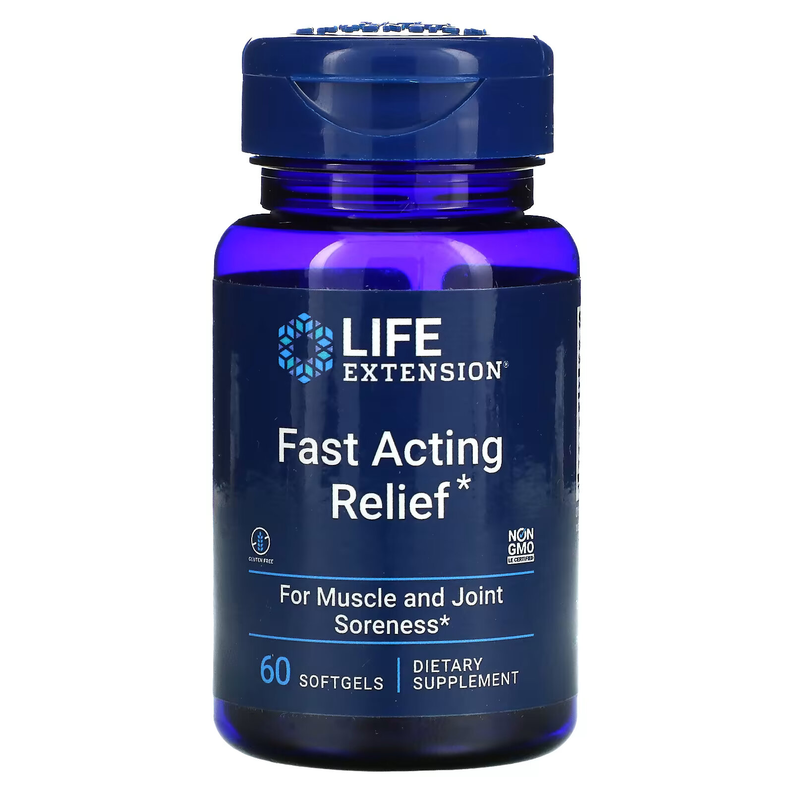Life Extension, Быстродействующее средство, 60 мягких таблеток средство life extension от вздутия живота 60 мягких таблеток