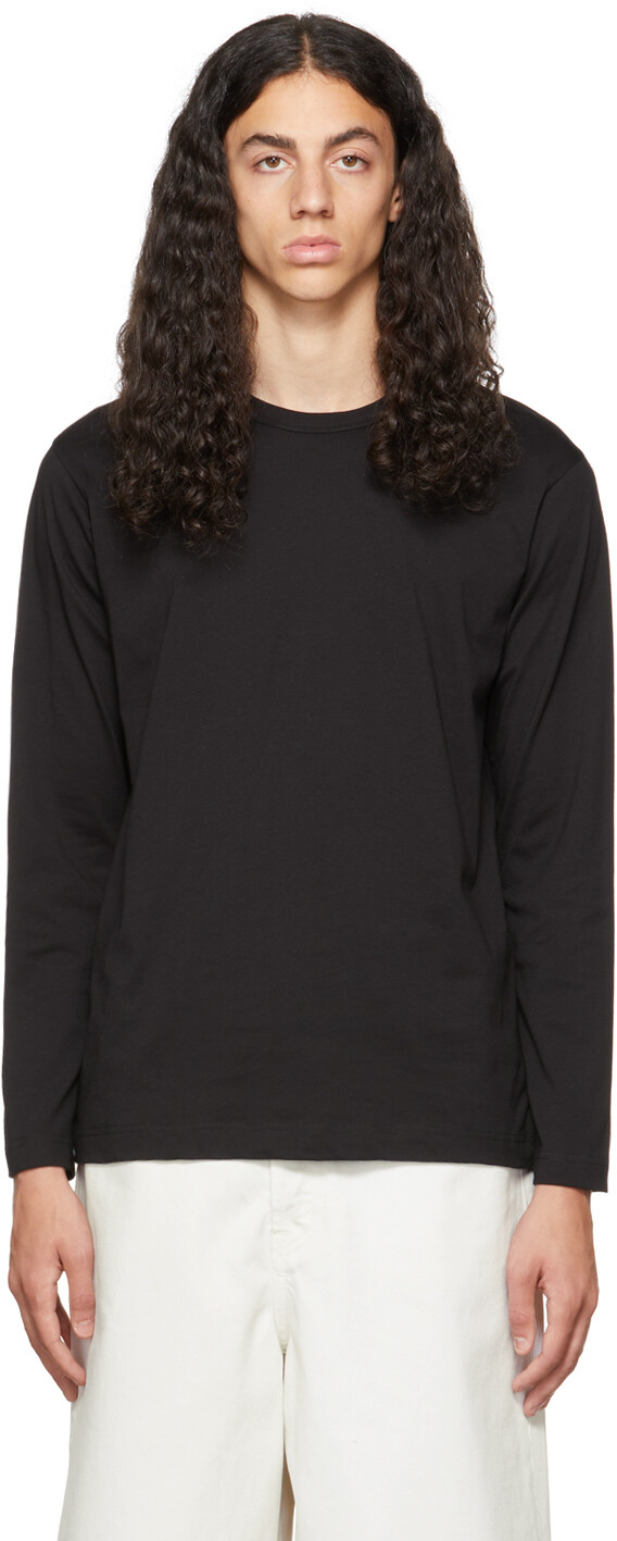 

Черная футболка с длинным рукавом Forever Comme des Garçons Shirt