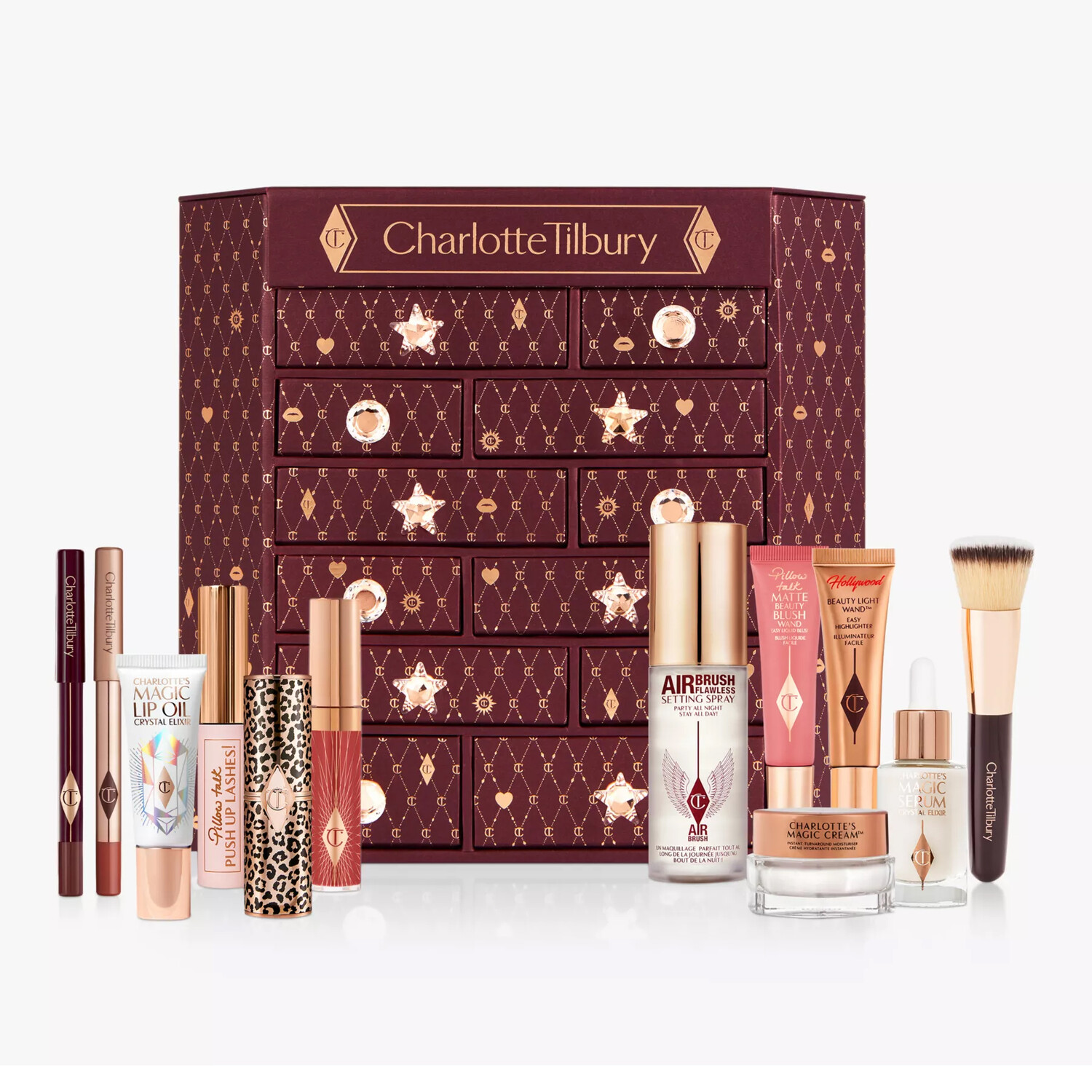 

Адвент-календарь Charlotte Tilbury Lucky Chest Of Beauty Secrets Beauty, 12 предметов