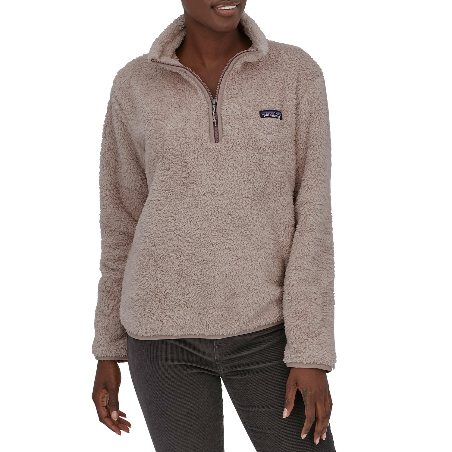 

Patagonia Los Gatos Флисовый свитер с молнией 1/4 - женские, shroom taupe