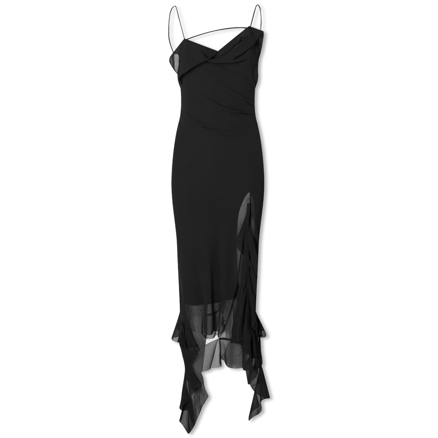 

Платье Acne Studios Delouise Chiffon, черный
