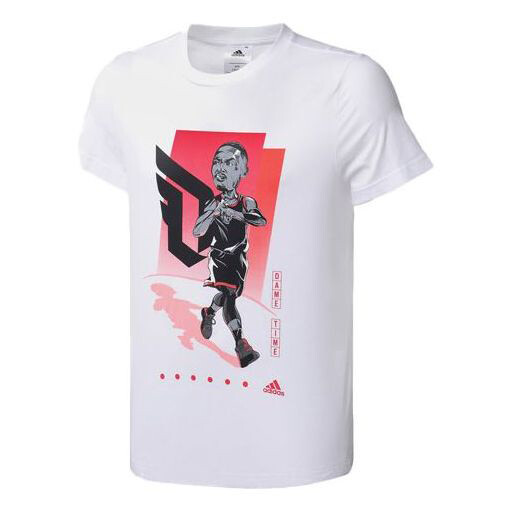 

Футболка Adidas Dame Gu TeeBasketballSportsShort-sleeve Men White, Белый
