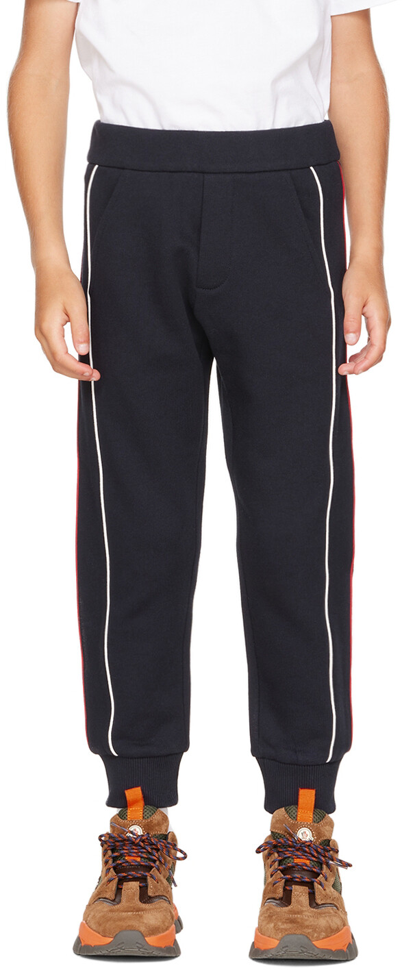 

Детские темно-синие брюки Tricolor Lounge Moncler Enfant