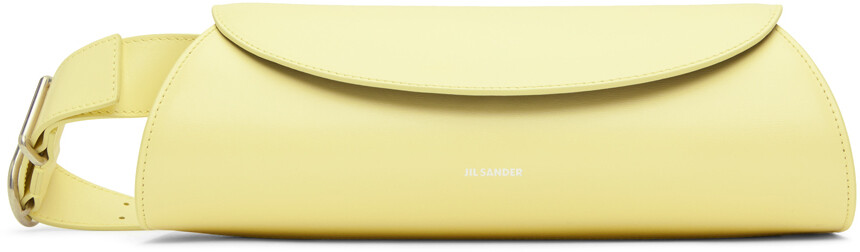

Желтая маленькая сумка Cannolo Jil Sander