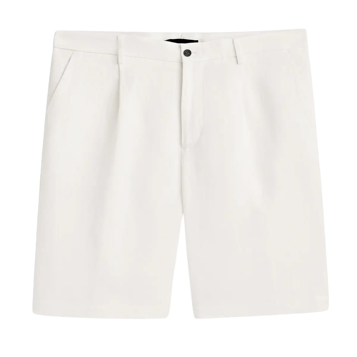 

Шорты Massimo Dutti Linen Darted Bermuda, белый