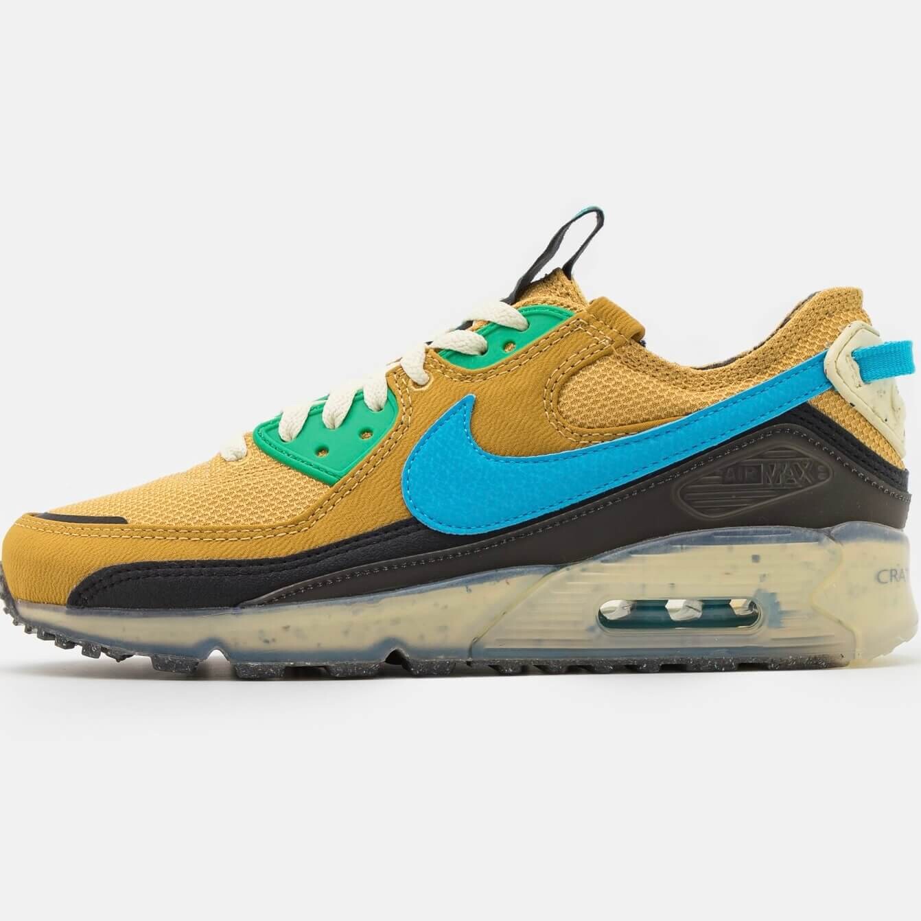 Кроссовки Nike Air Max Terrascape 90 NN, золотистый/ярко-голубой/ярко ...