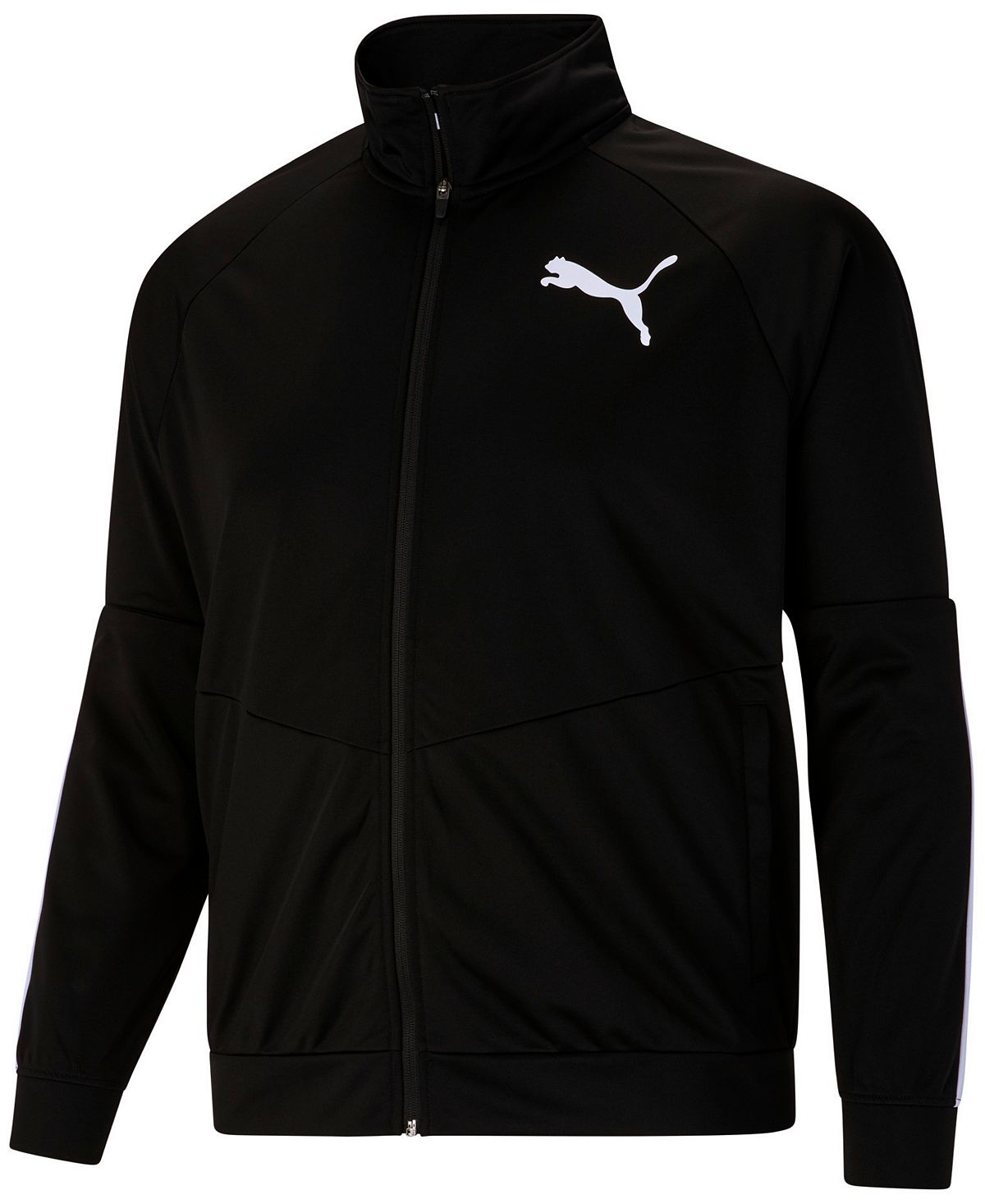 Мужская куртка с контрастным логотипом 2.0 Puma, черно-белый