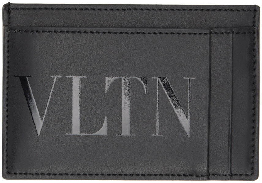 

Черный картхолдер VLTN Valentino Garavani