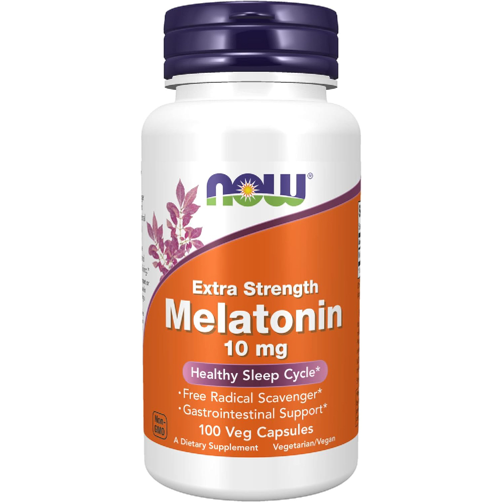 Мелатонин NOW Supplements 10 мг, 100 шт.
