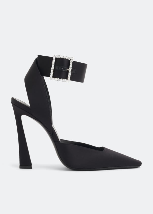 

Туфли SAINT LAURENT Fanny slingback pumps, черный