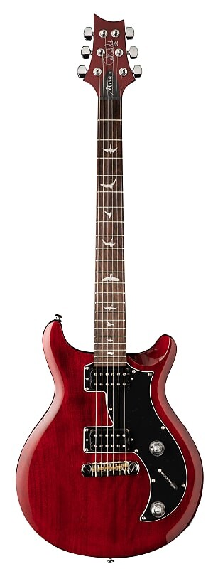 

PRS SE Mira in Vintage Cherry / Black Guard с сумкой