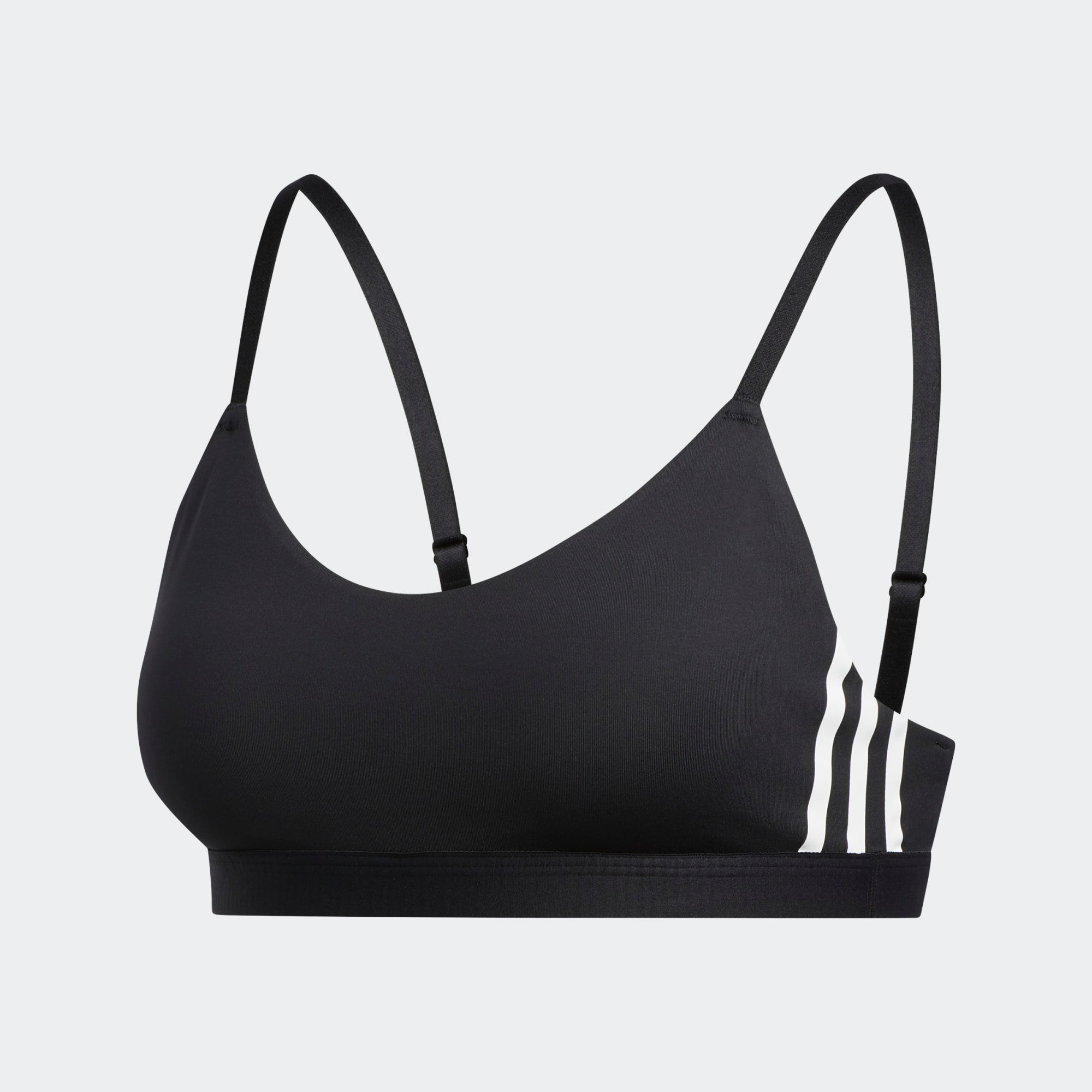 Adidas 3 2025 stripes bra