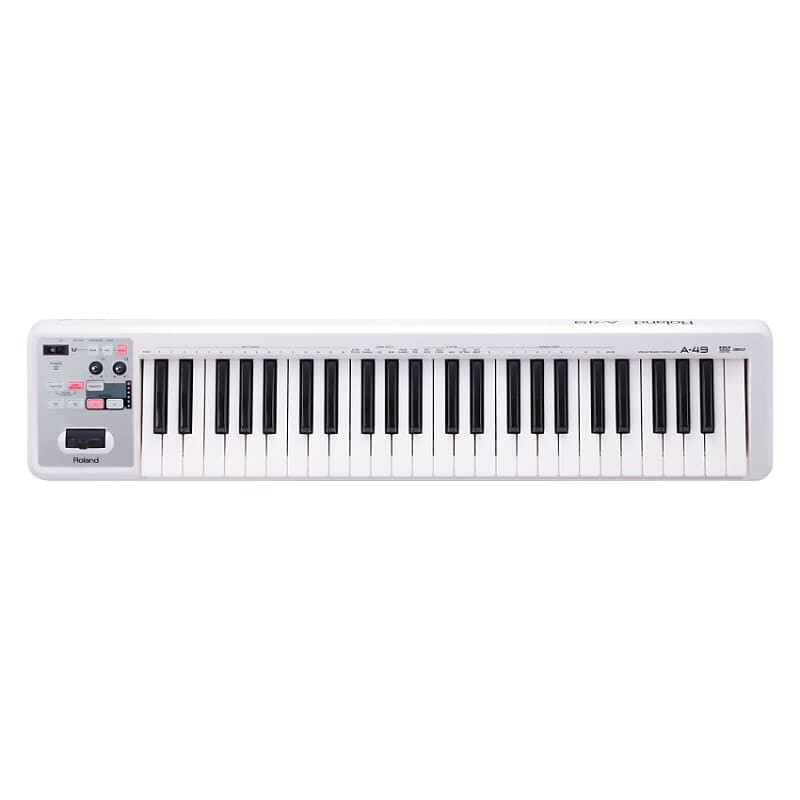 

НОВИНКА Клавиатурный контроллер Roland A-49 — белый (300) (300) A-49 49-key Keyboard Controller - White
