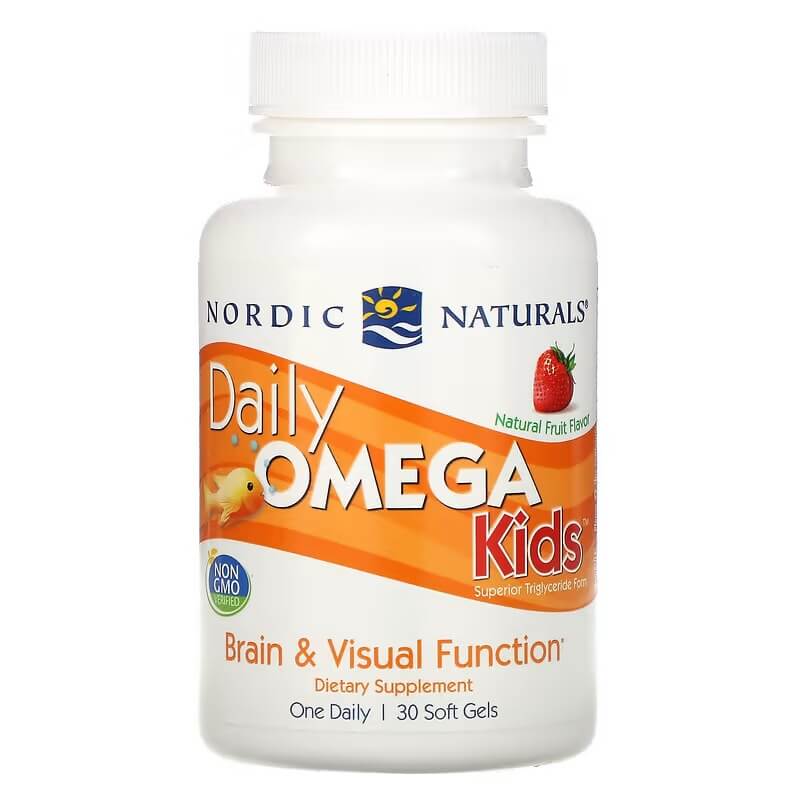 Комплекс омега-3 для детей Nordic Naturals 340 мг, 30 капсул - фото