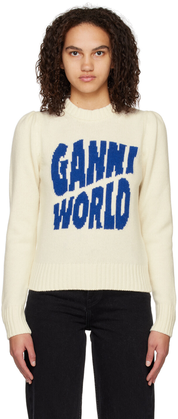 

Свитер с рисунком Off-White GANNI, Серый