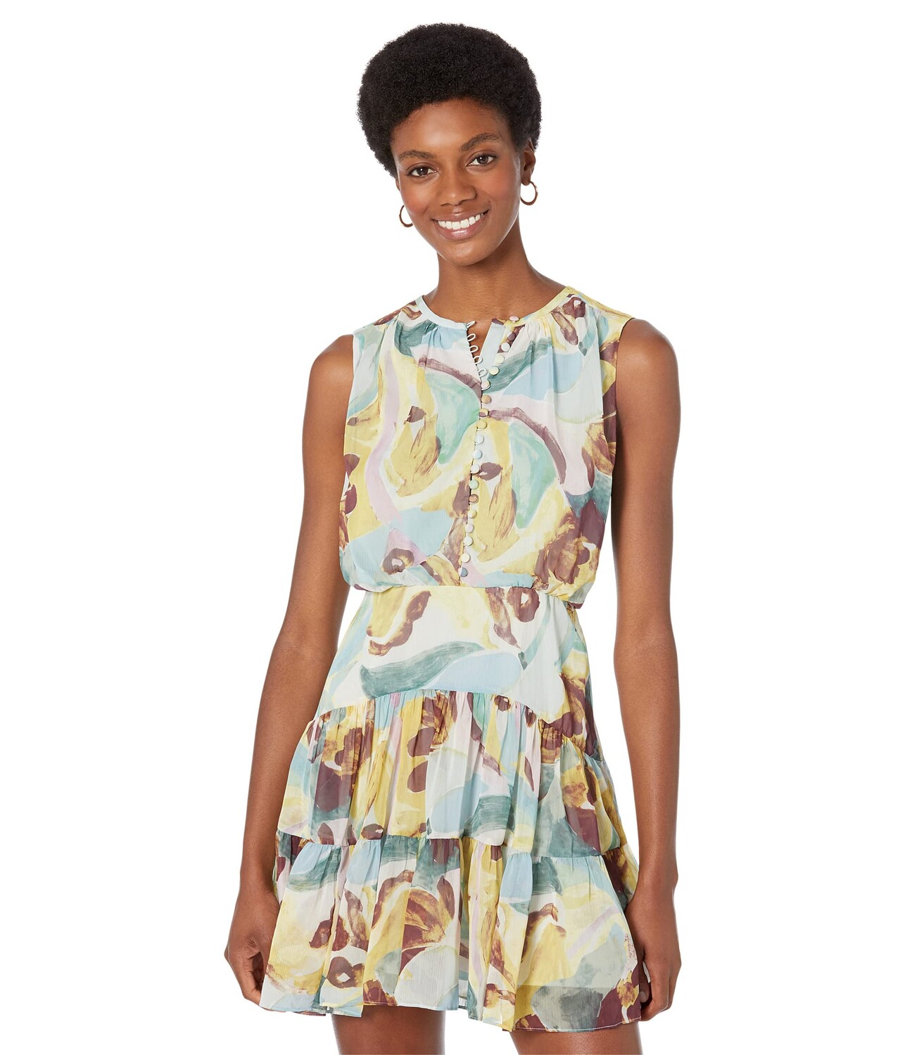 

Платье Ted Baker, Ellain Button-Up GGT Printed Mini Dress